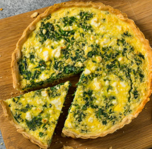 Part - Quiche brie Épinard