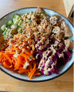 Poke bowl poulet Teriyaki