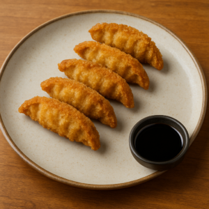 5 Gyozas poulet katsu curry & sauce soja sucrée